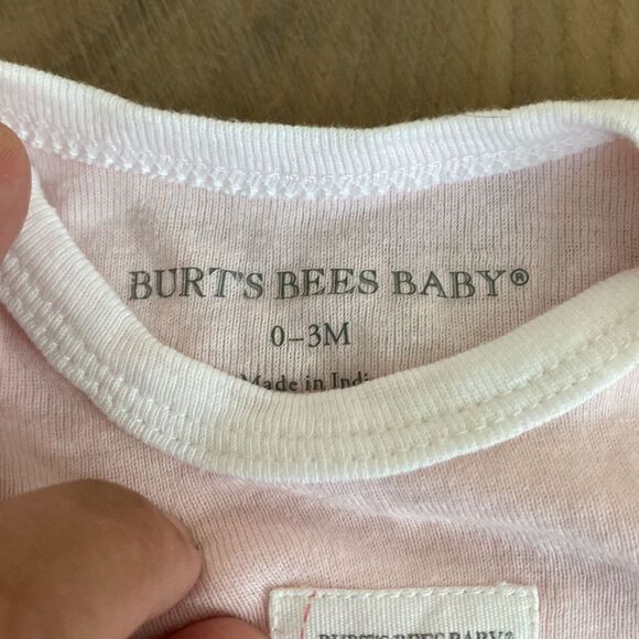 Burt’s bees Long sleeve onesie body suits 0-3M - Picture 5 of 6